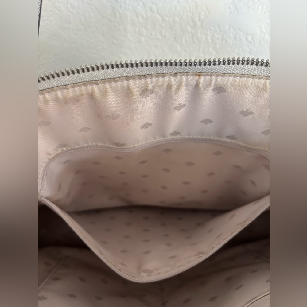 kate spade Silver Sparkle Tote with Top Zip - Picture 14 of 14